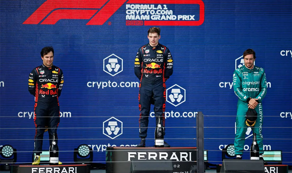 “Checo” y Max fueron los dueños de la pista