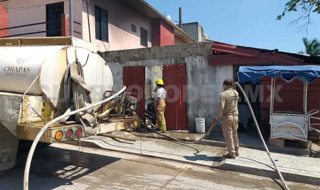 Se incendia cocina de humilde familia