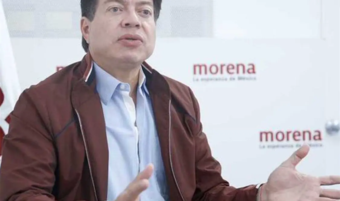 Mario Delgado Carrillo, líder nacional de Morena. Cortesía