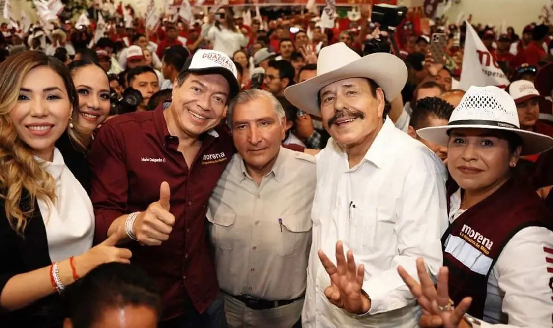 Simpatizantes de Morena externaron su apoyo al secretario. CP