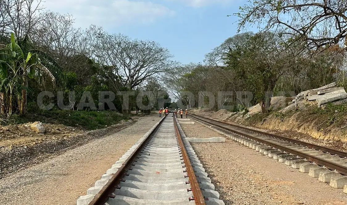 Intensifican rehabilitación de las vías del ferrocarril