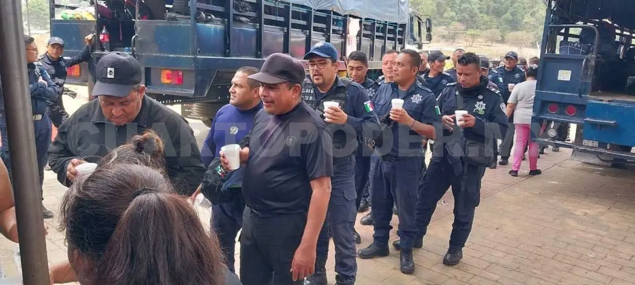 Ciudadanía respalda a la policía