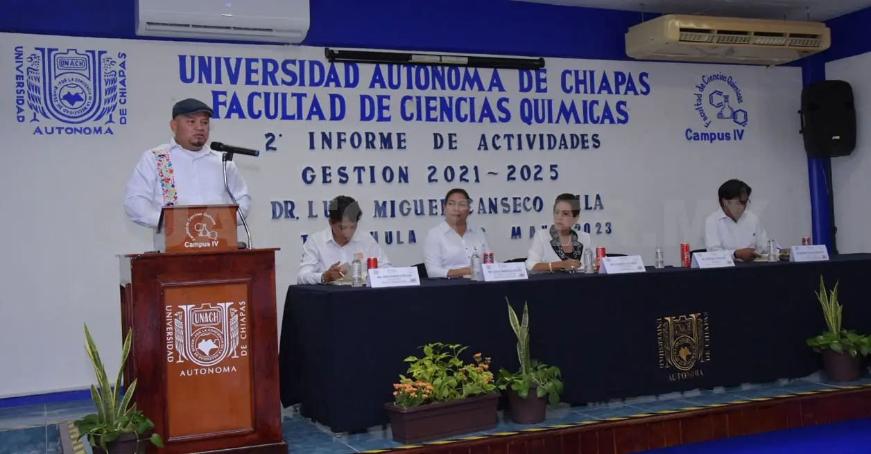 Rinde 2.º Informe director de Facultad de Ciencias Químicas