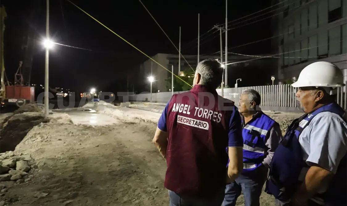 Avanza colado de la primera zapata en el paso a desnivel