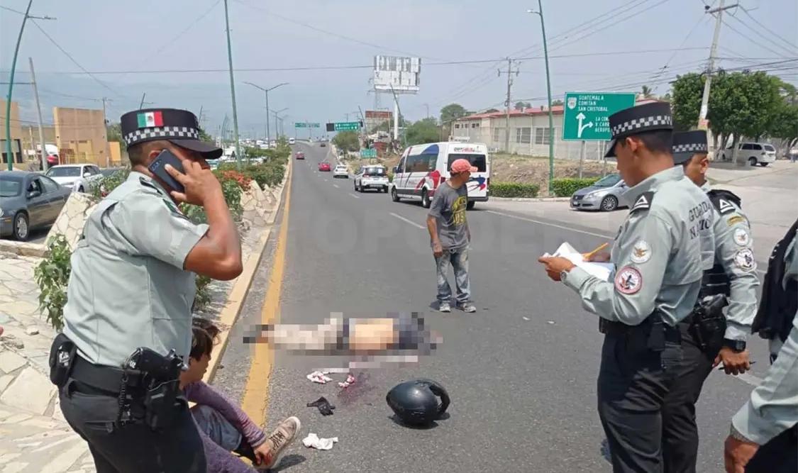 Joven lesionado y abuelito fallecido al sufrir percance