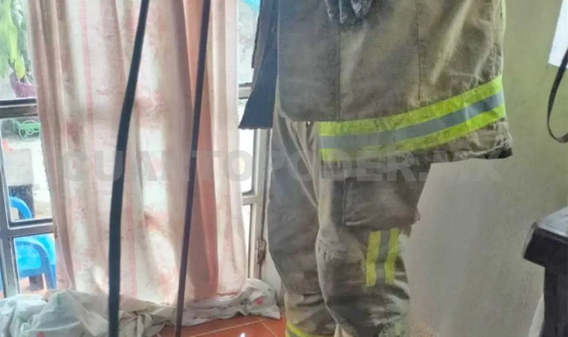 Capturan una serpiente en la sala de una vivienda