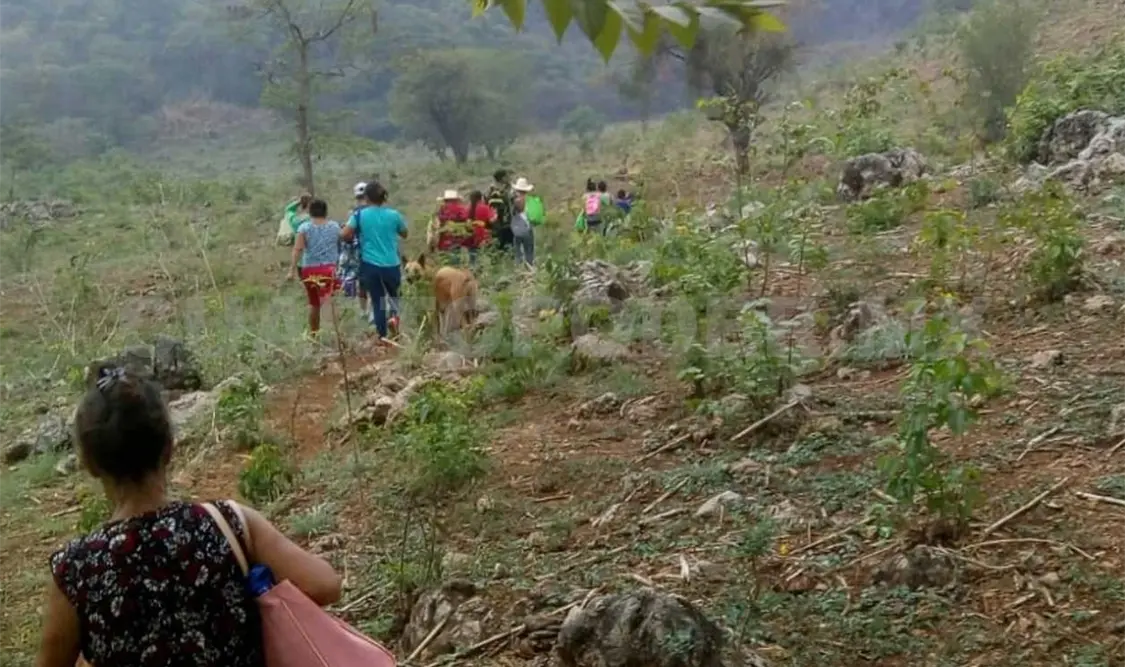 Debido al enfrentamiento, cerca de tres mil personas de Frontera Comalapa y comunidades aledañas fueron desplazadas. Cortesía