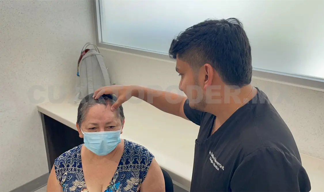 Médicos realizan con éxito reconstrucción de cráneo