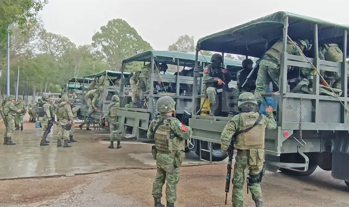 Despliegue militar y policíaco para garantizar la paz