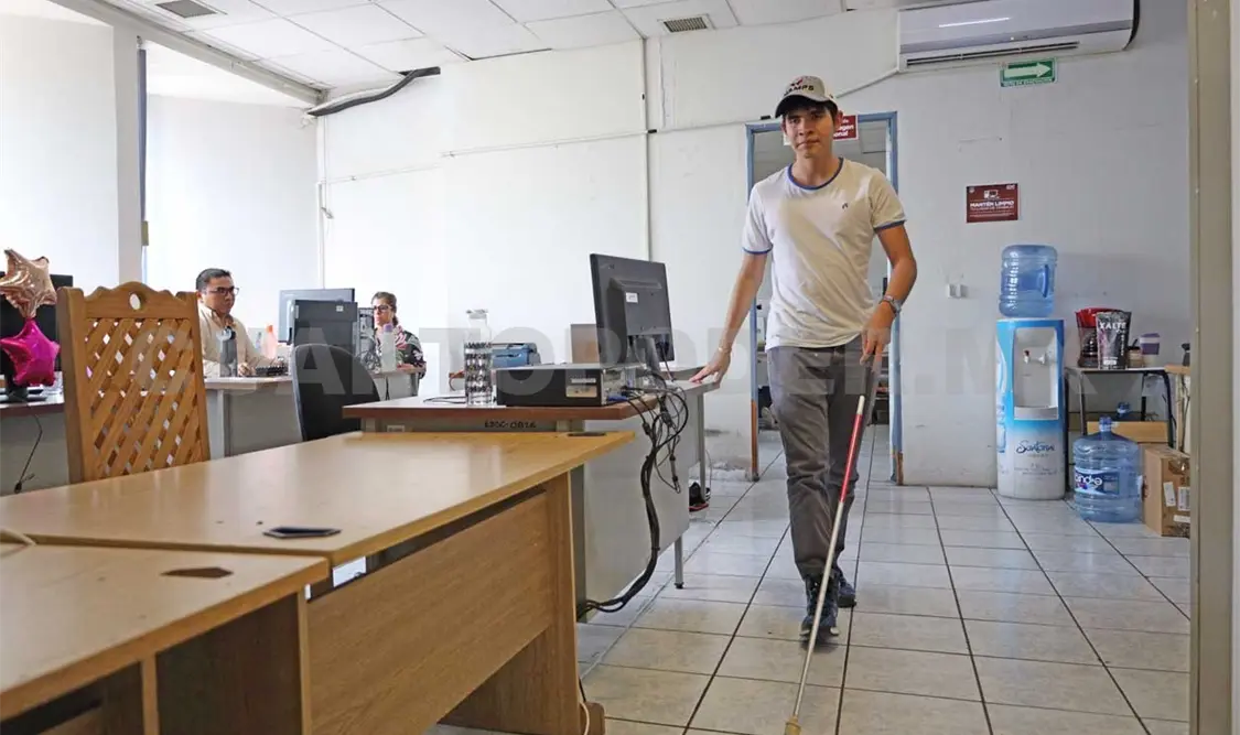 César Andrés, un joven que conquistó su discapacidad