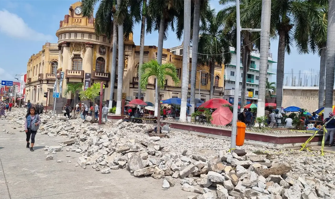 Cierran el centro por trabajos de remodelación