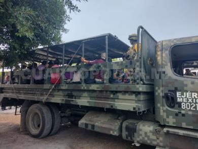 Retornan desplazados de Frontera Comalapa