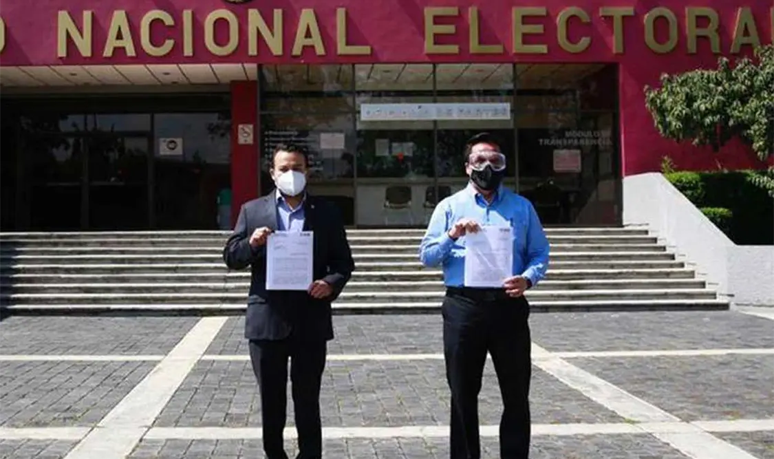 El PAN presentó la queja ante el Instituto Nacional Electoral. Cortesía