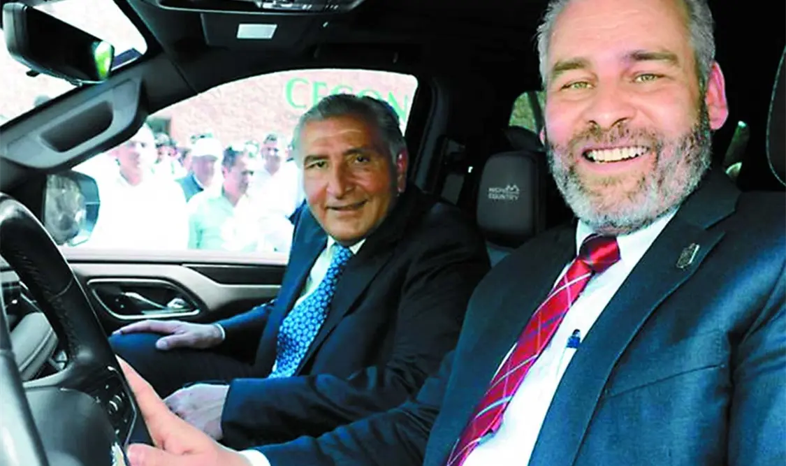 El secretario de Gobernación, Adán Augusto López, lleva a cabo una gira por Michoacán. Cortesía