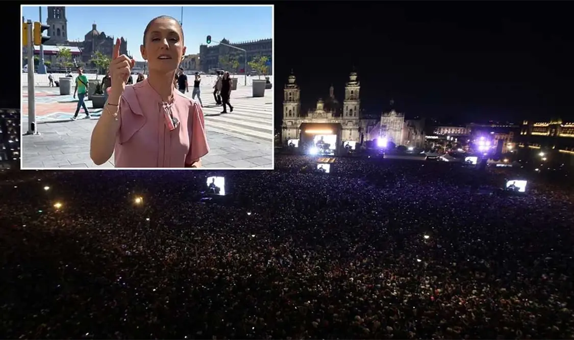 Agradece a personal que se quedó limpiando tras concierto