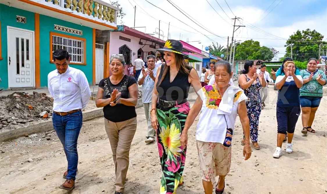 Supervisa Urbina obra en la colonia Pintoresco
