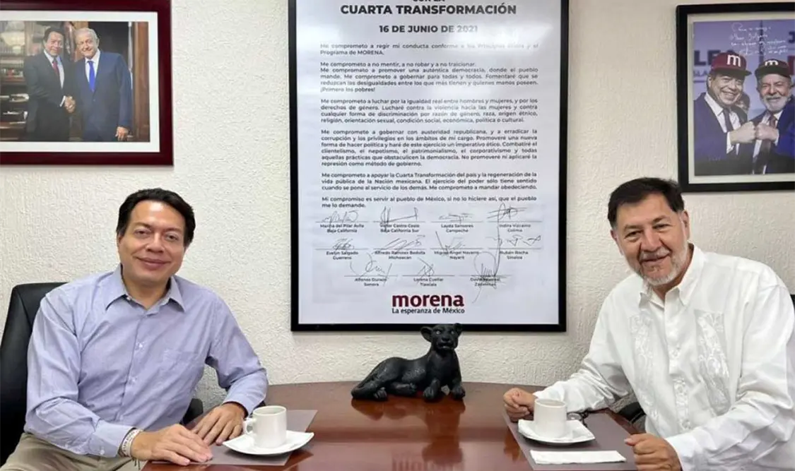 Delgado invita a Fernández Noroña asistir el domingo