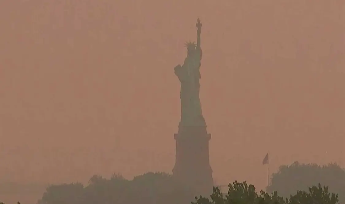 Reportan mala calidad de aire en Nueva York