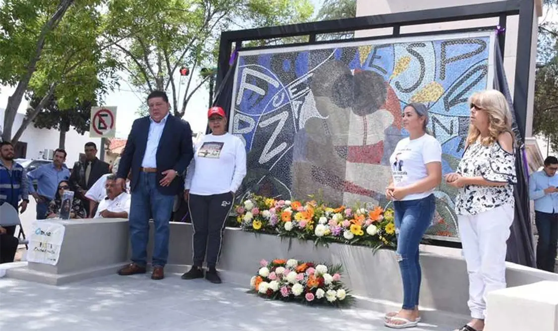 “Plasmando Esperanzas” es el nombre del antimonumento que instalaron familiares de personas desaparecidas. Cortesía