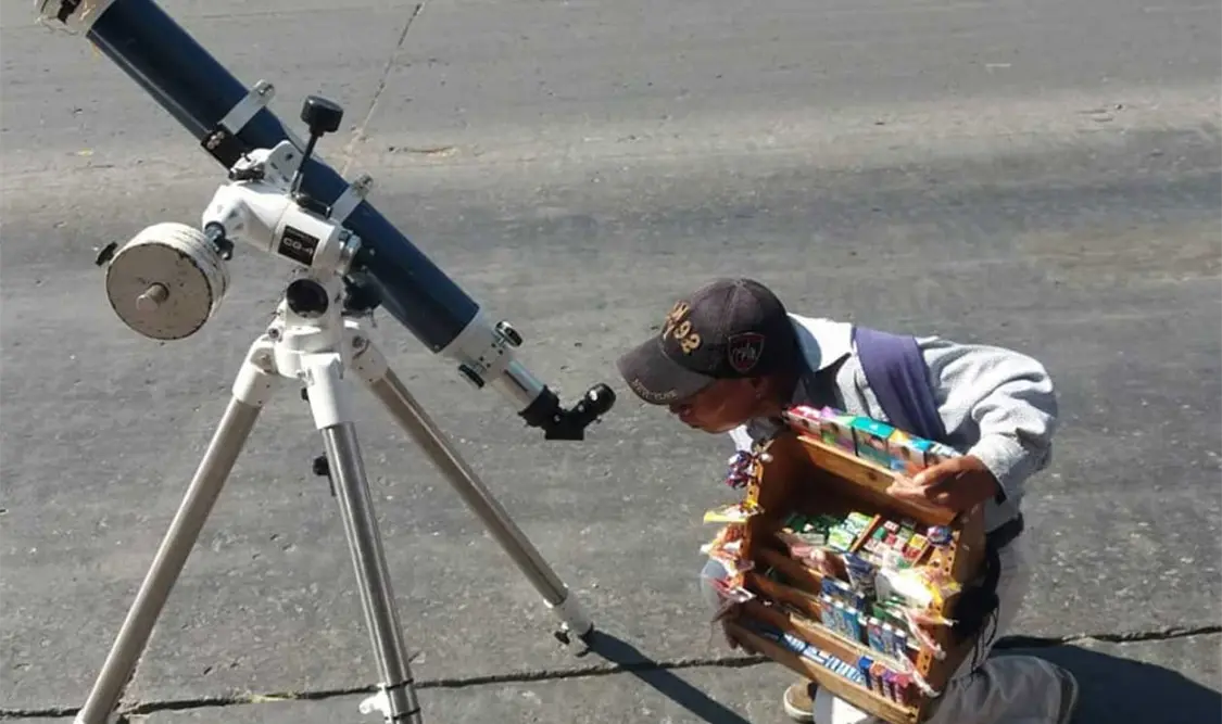 La astronomía puede ser fascinante para cualquier persona. Cortesía