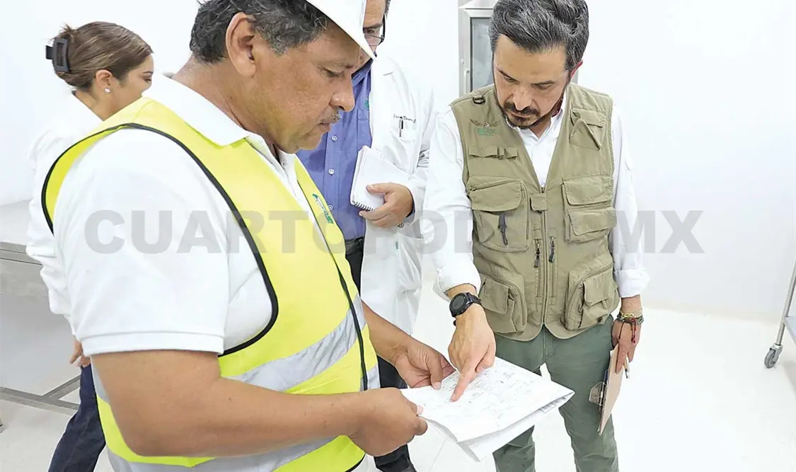 Aspecto del recorrido que realizó el funcionario federal. Cortesía