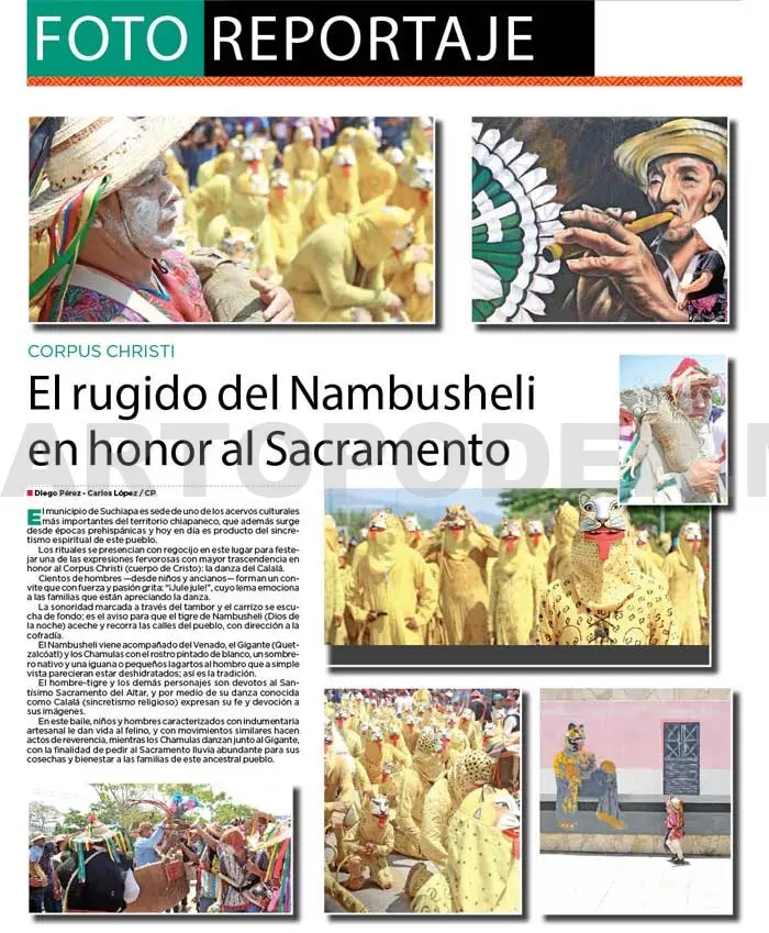 El rugido del Nambusheli en honor al Sacramento