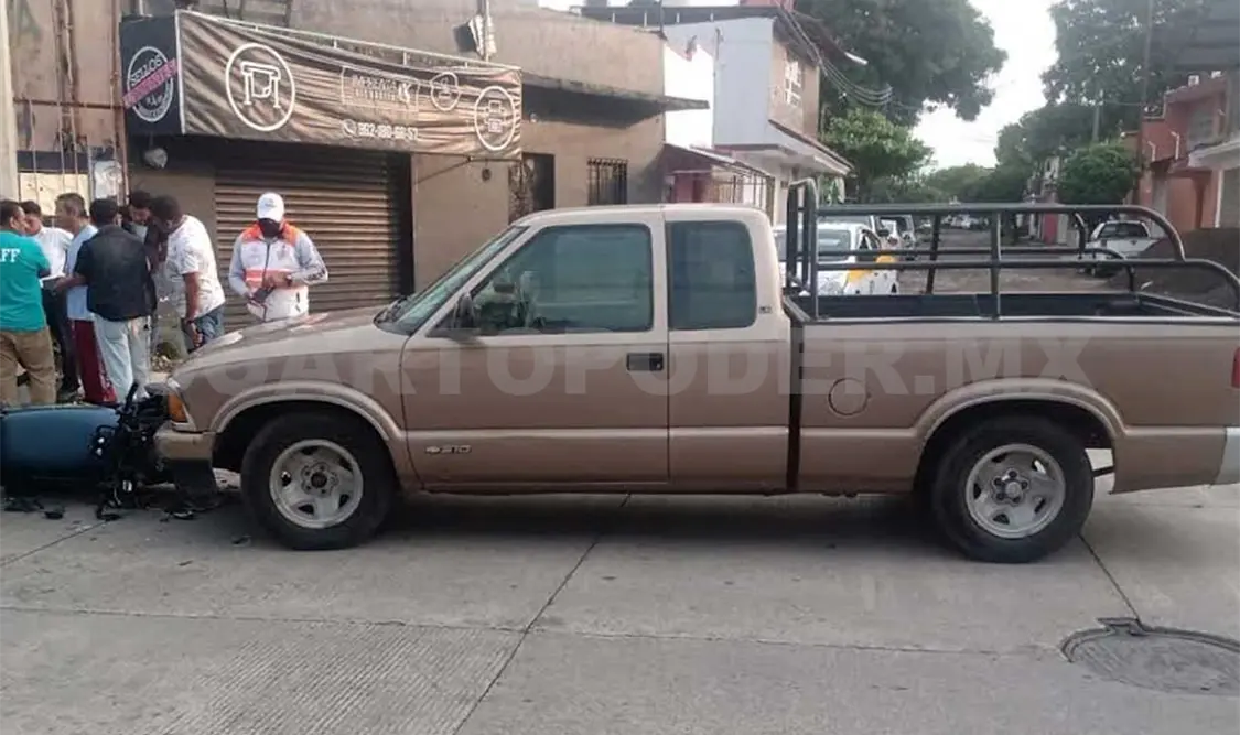 Oficiales mencionaron que el percance había ocurrido en la colonia El Pacífico de la ciudad de Tapachula. Víctor Sánchez / CP