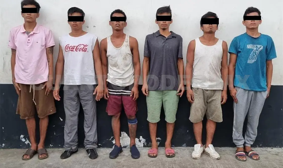 Seis sujetos arrestados en posesión de droga