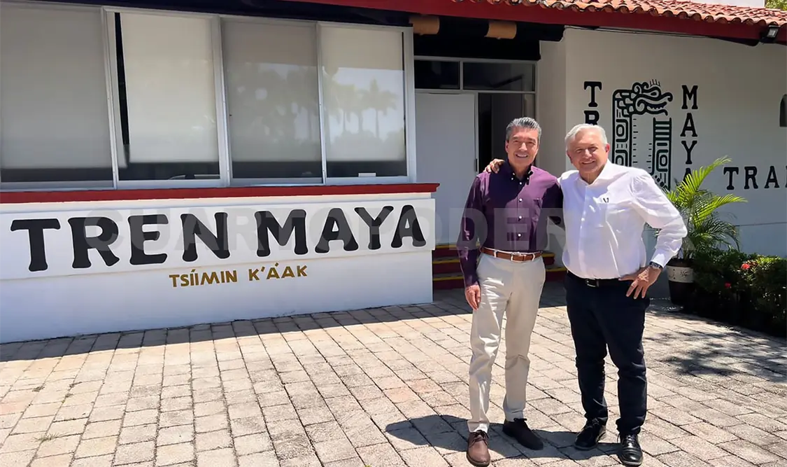 Acompaña REC a AMLO en evaluación del Tren Maya