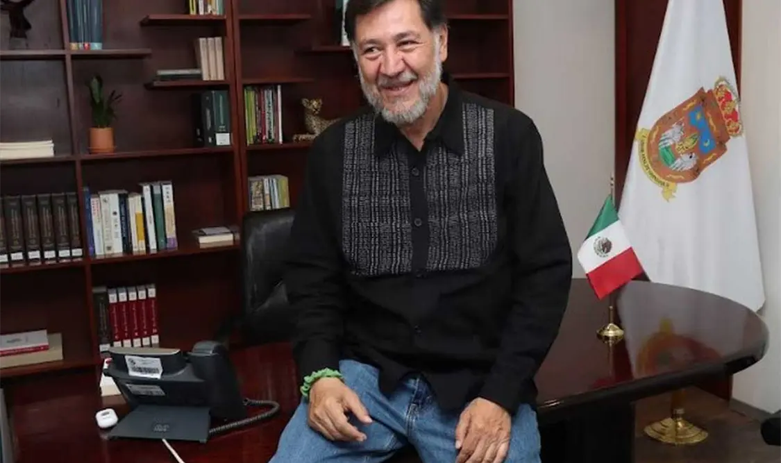 Noroña reveló que el inicio de su campaña sería en el sureste de México. Cortesía