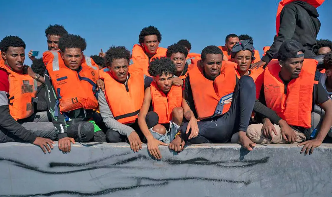 Migrantes se encontraban en una situación muy delicada. Cortesía