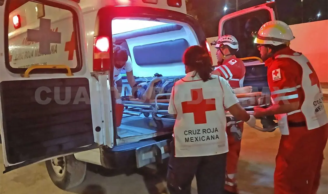 El niño estaba saltando en el trampolín y quedó fracturado de la cadera. Ulises López / CP