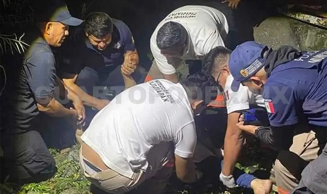Mujer intenta suicidarse tirándose de un puente
