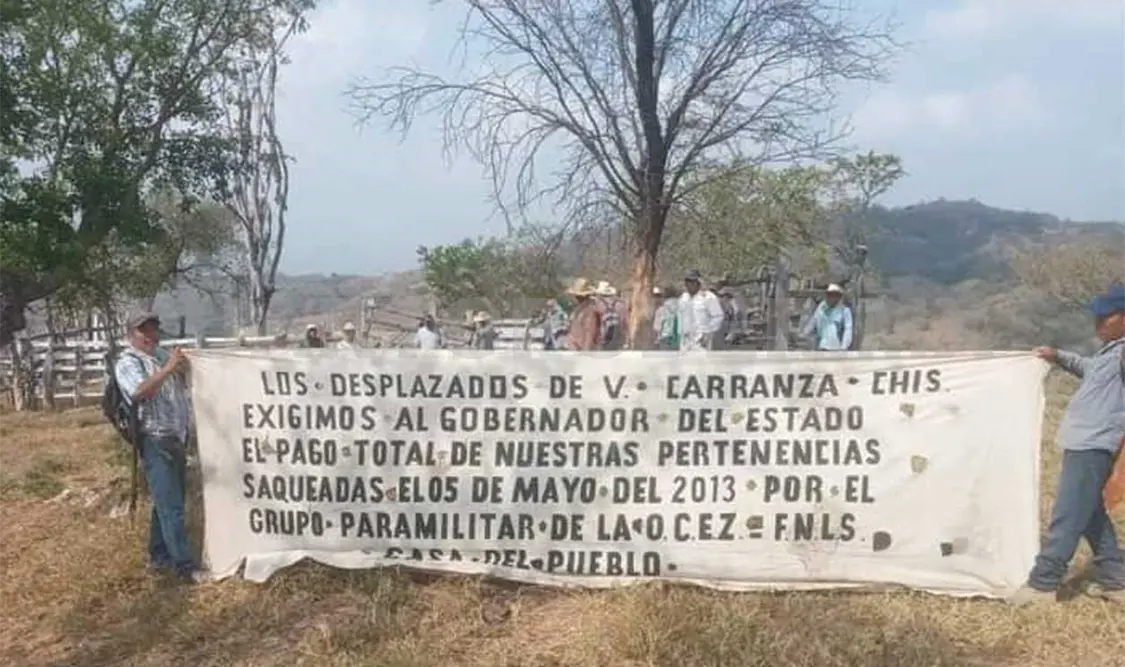 Desplazados de Carranza piden dar cumplimiento a minuta