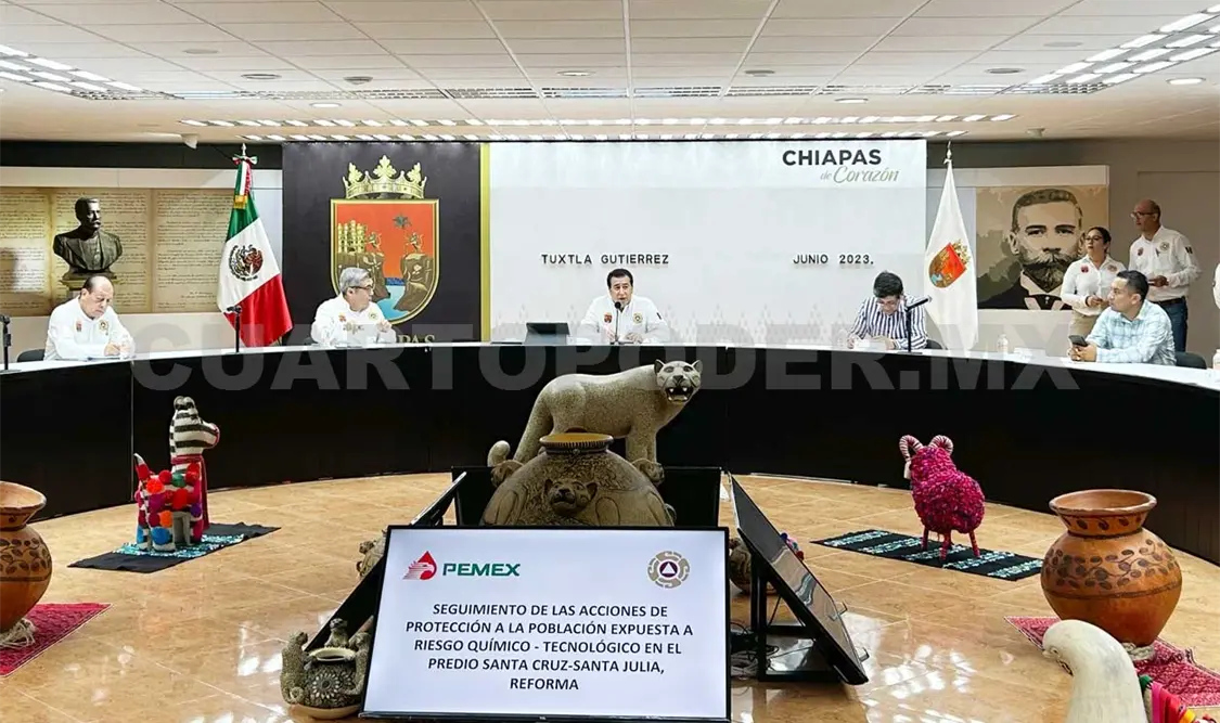 Gobierno protege a población expuesta a riesgos químicos