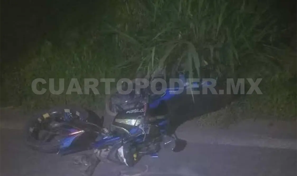 Mujer fallece luego de derrapar su moto