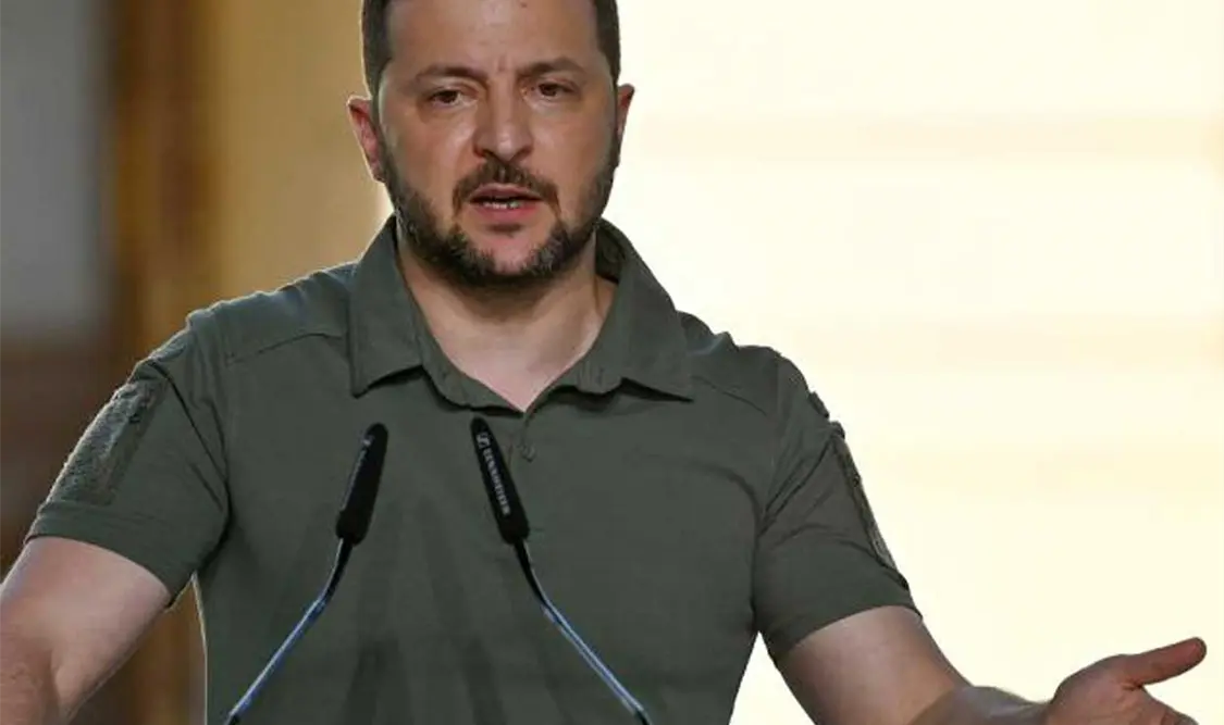Volodimir Zelensky, presidente ucraniano. Cortesía