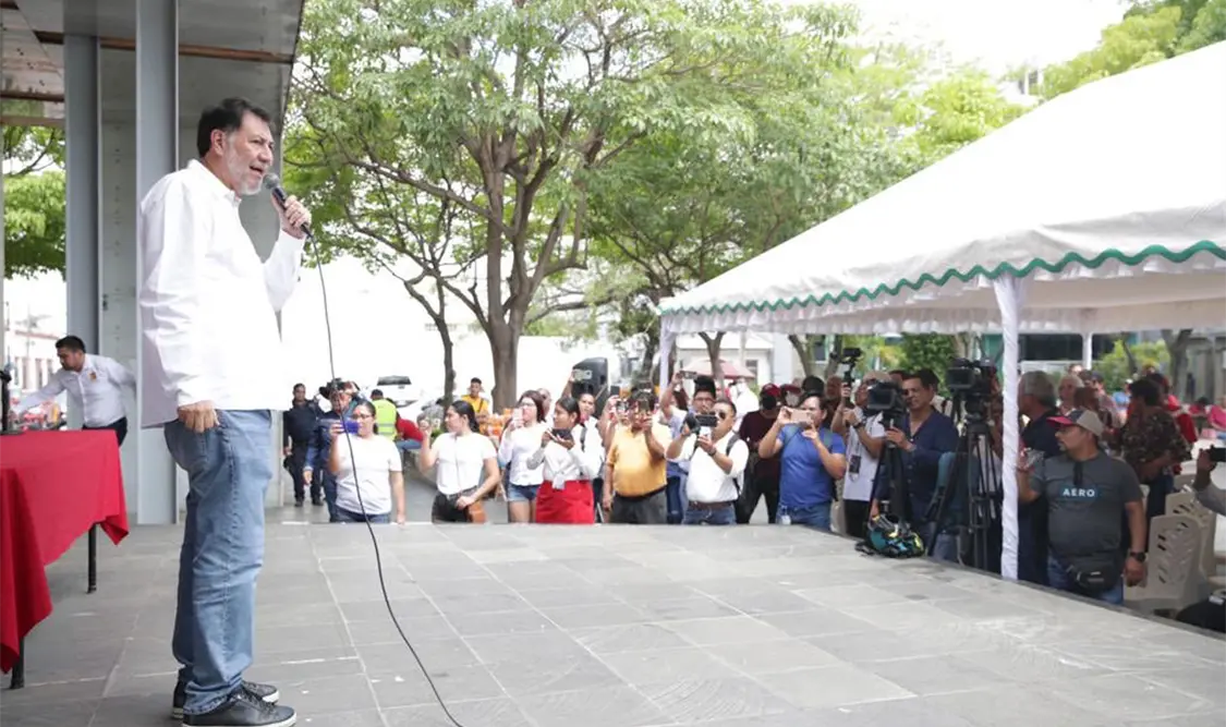 Noroña acusa actos anticipados de campaña de VxM