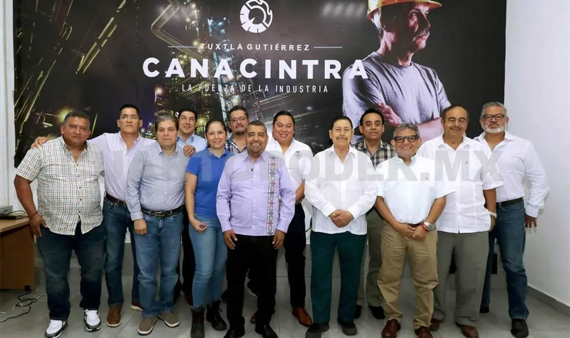 Reciben a secretario de Hacienda en Canacintra