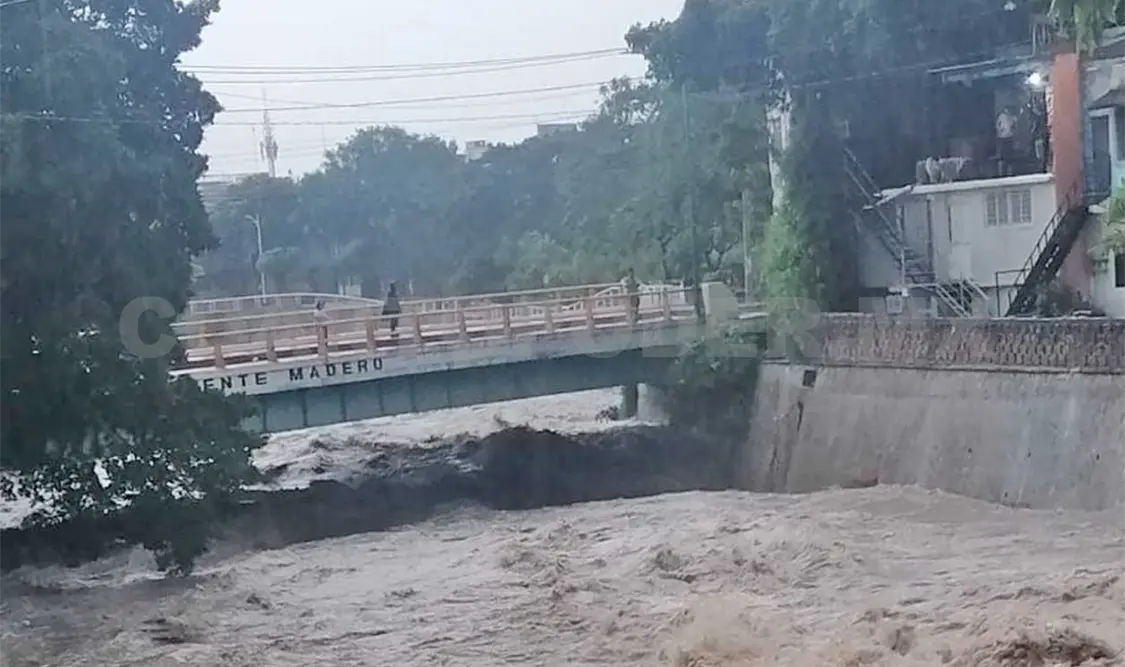 Reiteran llamado a no cruzar ríos en lluvias
