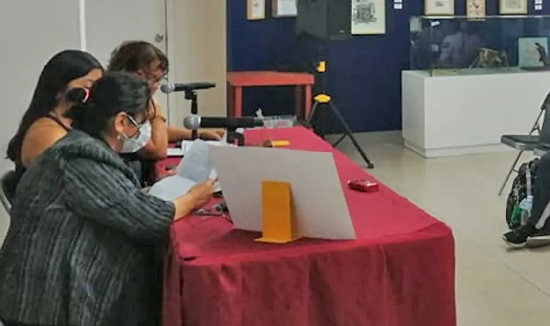 Edrei González en la casa de la cultura Luis Alaminos. Cortesía