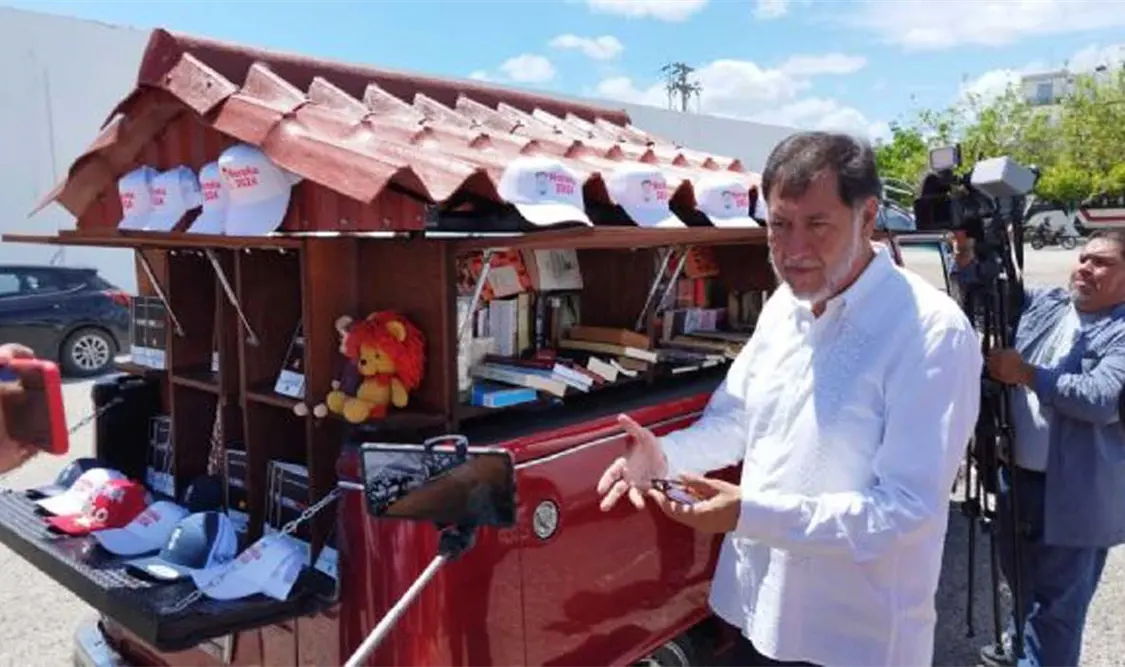 Noroña reporta que gastó 656 mp en el “Noroña-bus”