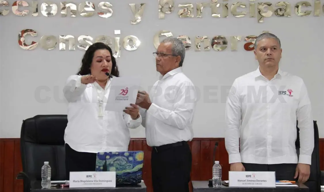 Vila Domínguez, presidenta provisional