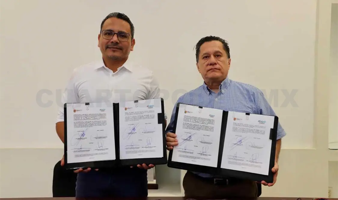 Signan convenio para fijar bases de colaboración