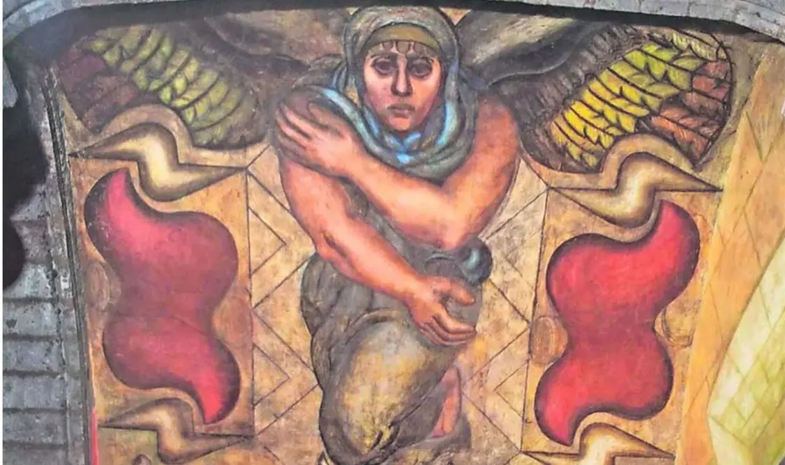 Uno de los murales creados por el pintor mexicano. Cortesía