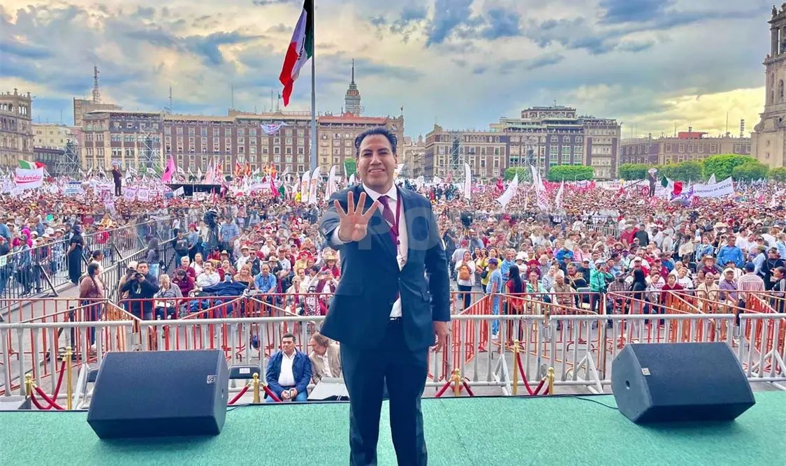 El también líder de la Jucopo reiteró su compromiso de seguir afianzando el proyecto de nación 2018-2024. Cortesía