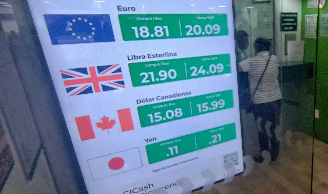 Peso llega a 16.99 por dólar