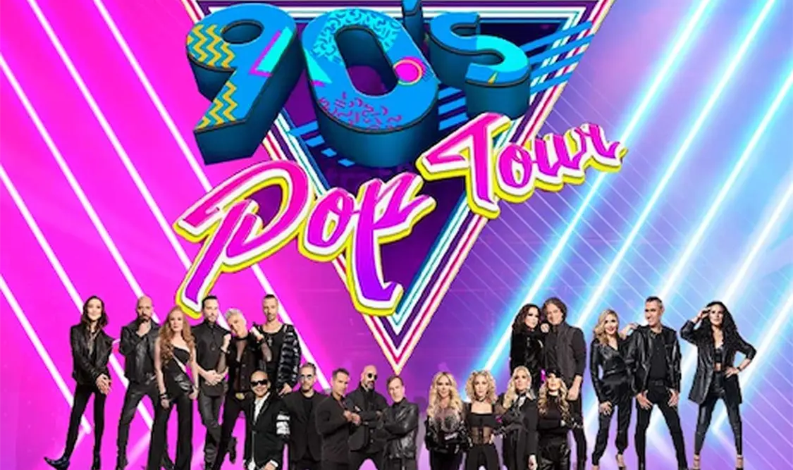 Invitan a ser parte del 90’s Pop Tour