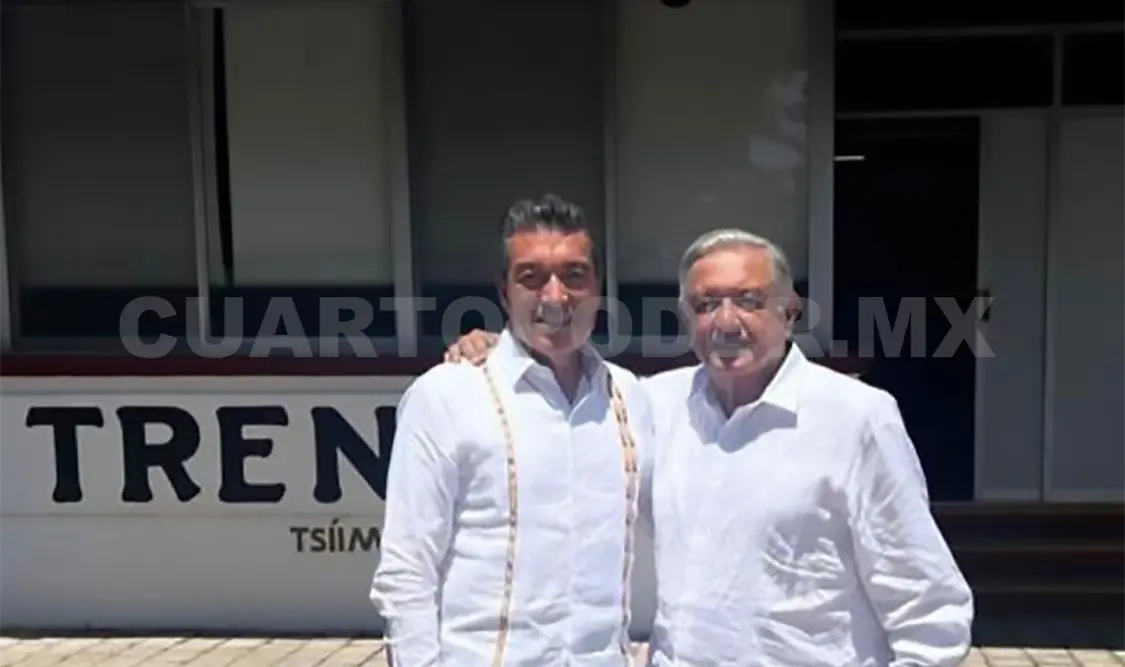 Acompañó a AMLO a reunión sobre el Tren Maya