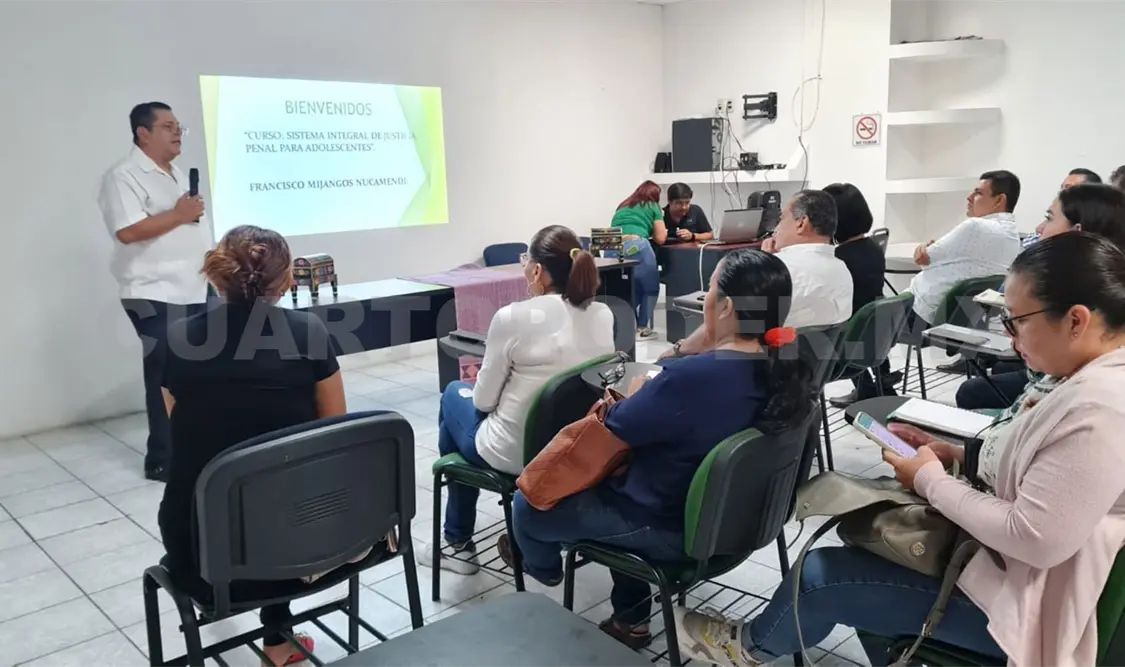 Inició curso sobre sistema de justicia para adolescentes
